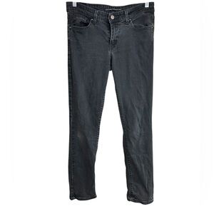 Levi’s Black Straight Leg Mid Rise 5 Pocket Skinny Jeans